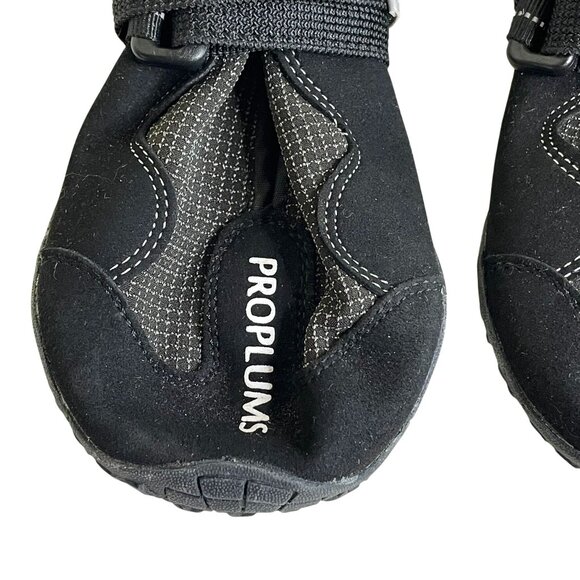 4 Large Proplums Dog Shoe Boots Paw Protectors Reflective Strip Anti Slip u w Ba - Picture 2 of 5